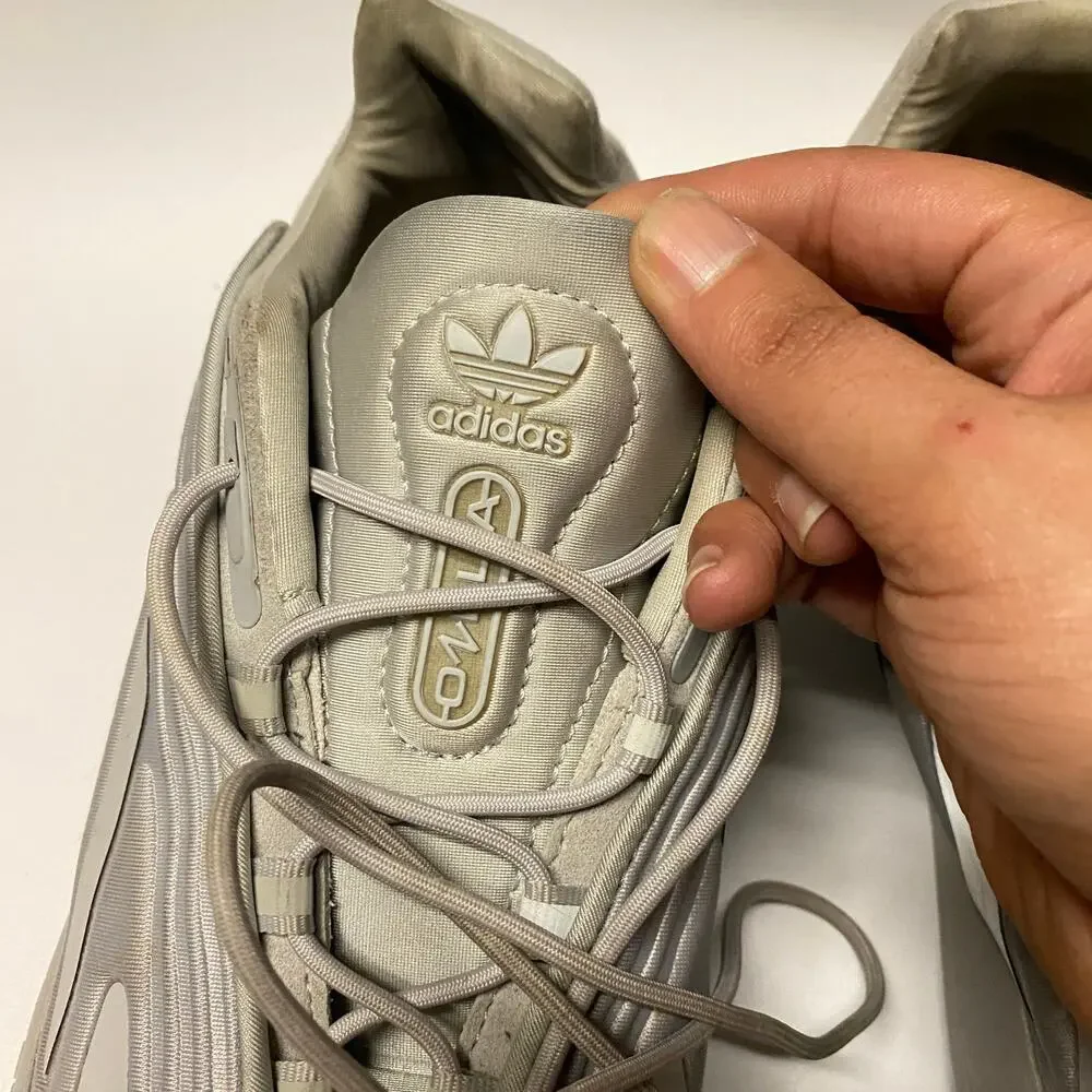 Adidas Ozelia Triple Gray Grey Lace-Up Athletic Sneakers Men's Size 10